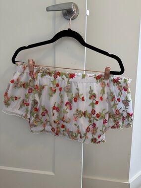 Off The Shoulder White Top with Floral Lace Trim